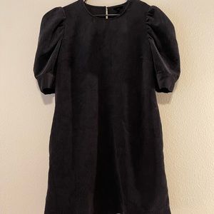 Who What Wear Corduroy Puff Sleeve Dress